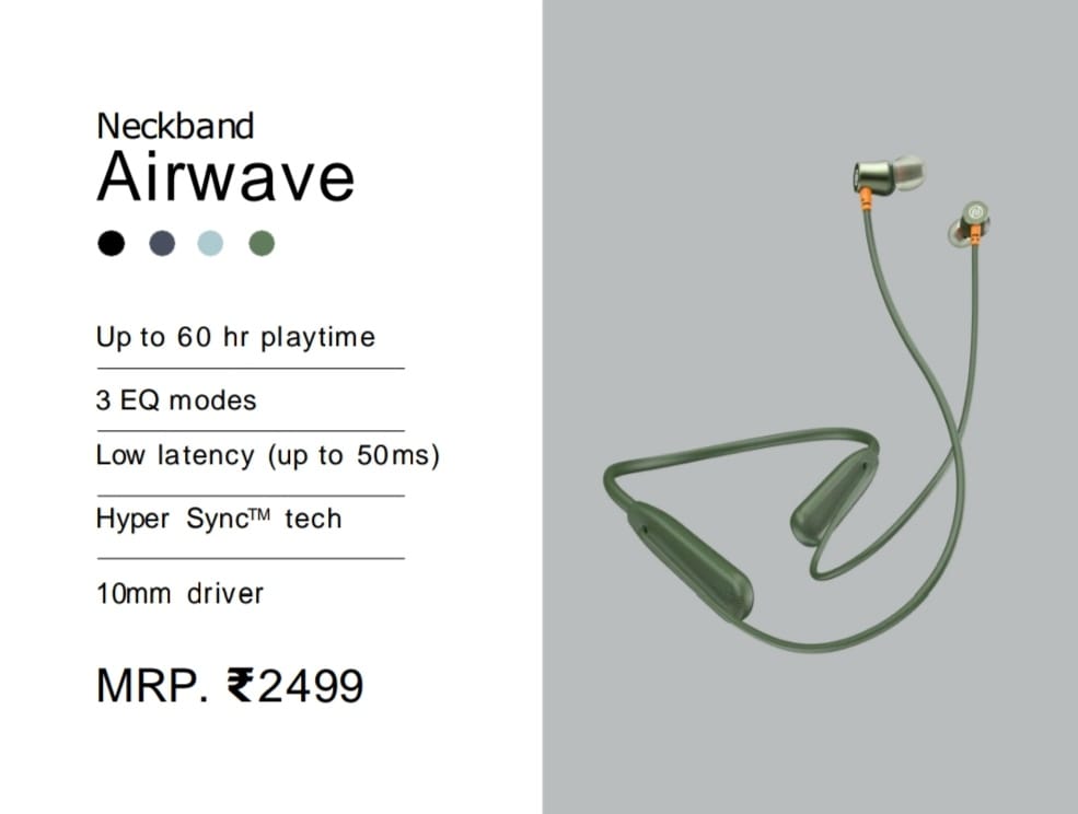noise neckband airwave
